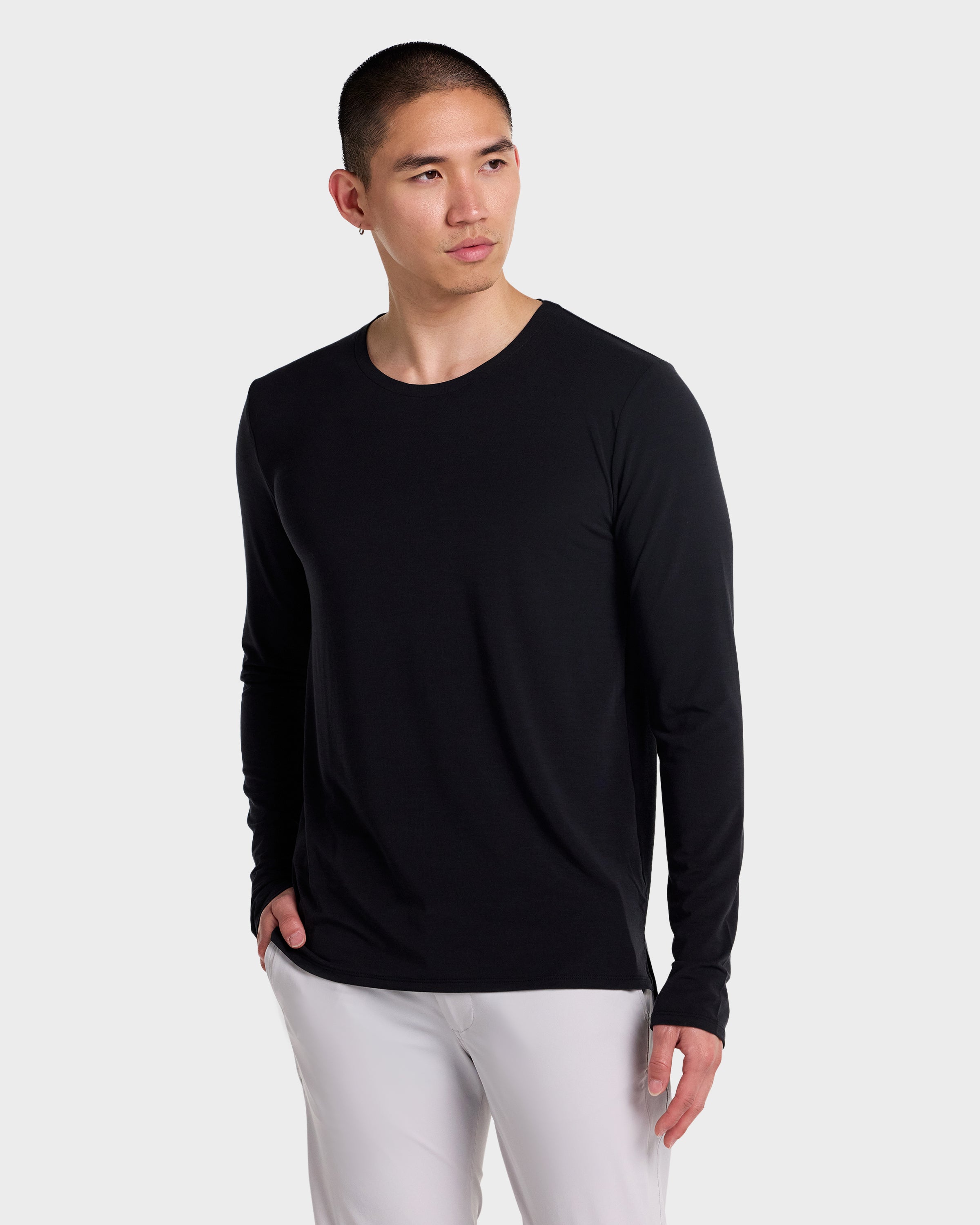 Perfect T // Super Soft - Long Sleeve - Blanco.Clothing