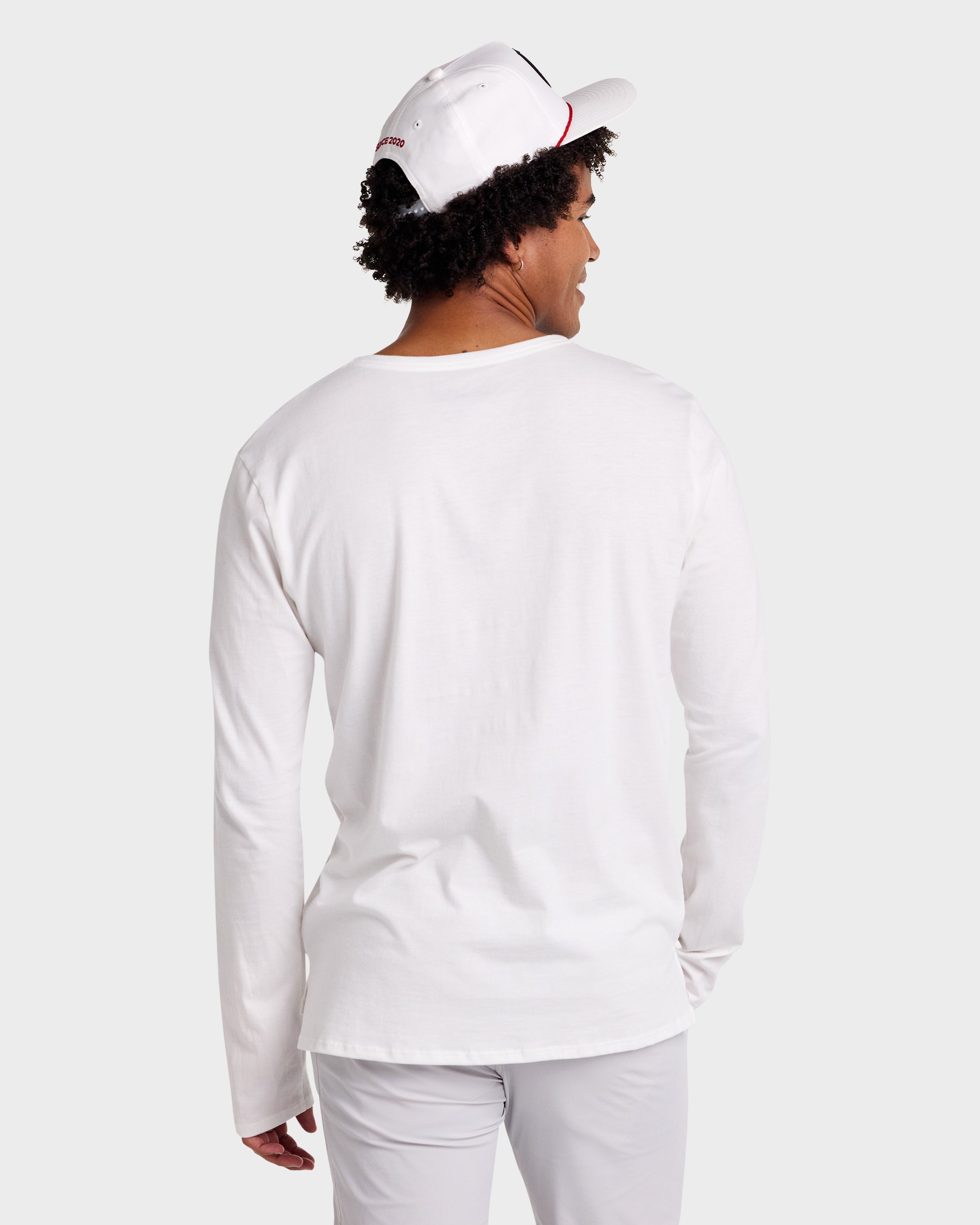 Perfect T // Supima - Long Sleeve - Blanco.Clothing