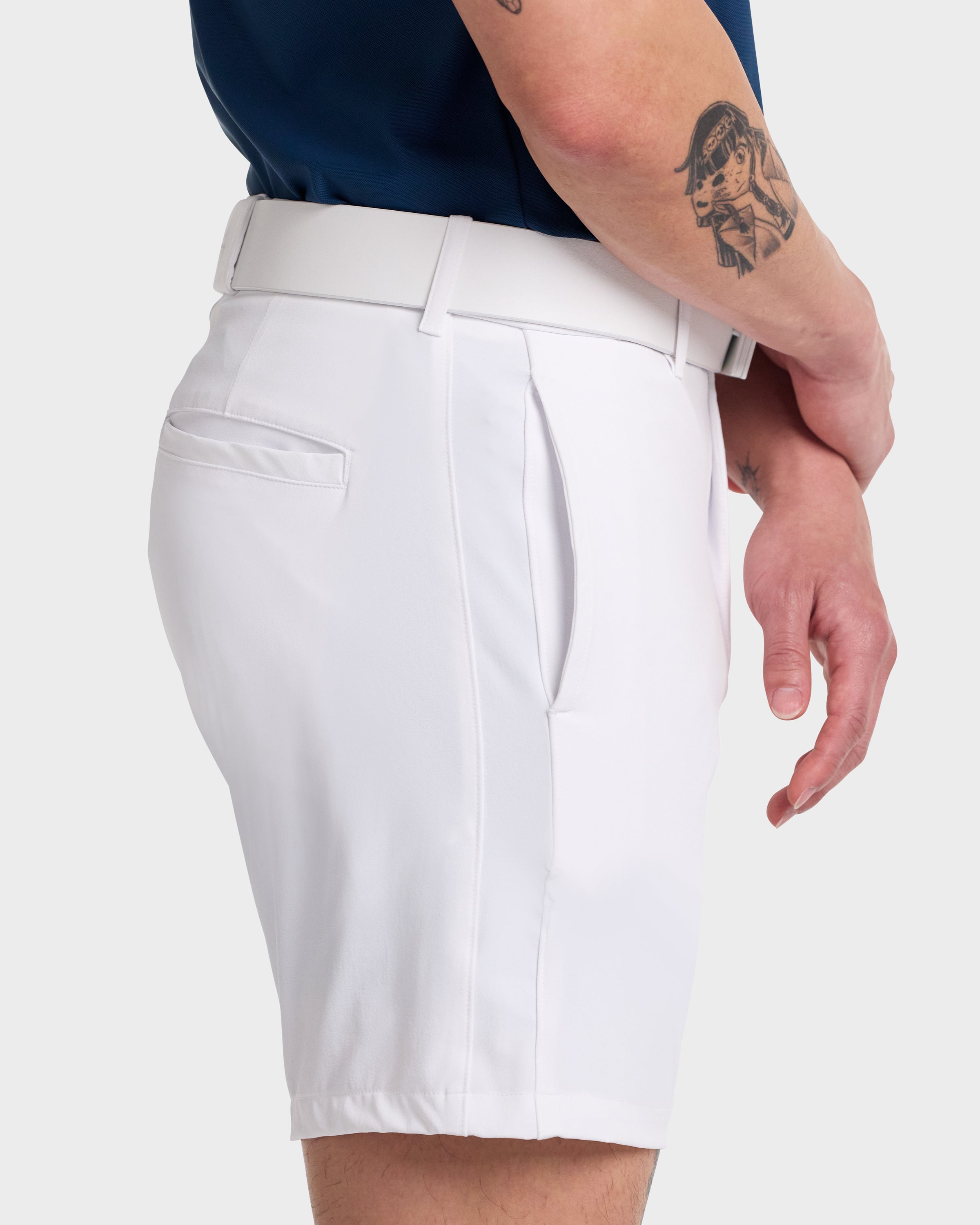 Golf Short - Blanco.Clothing