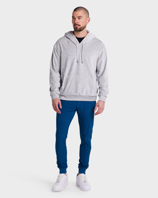 Hoodie // Velour - Blanco.Clothing