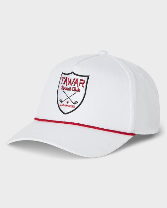 TAWAR GOLF Hat // embroidered - Blanco.Clothing