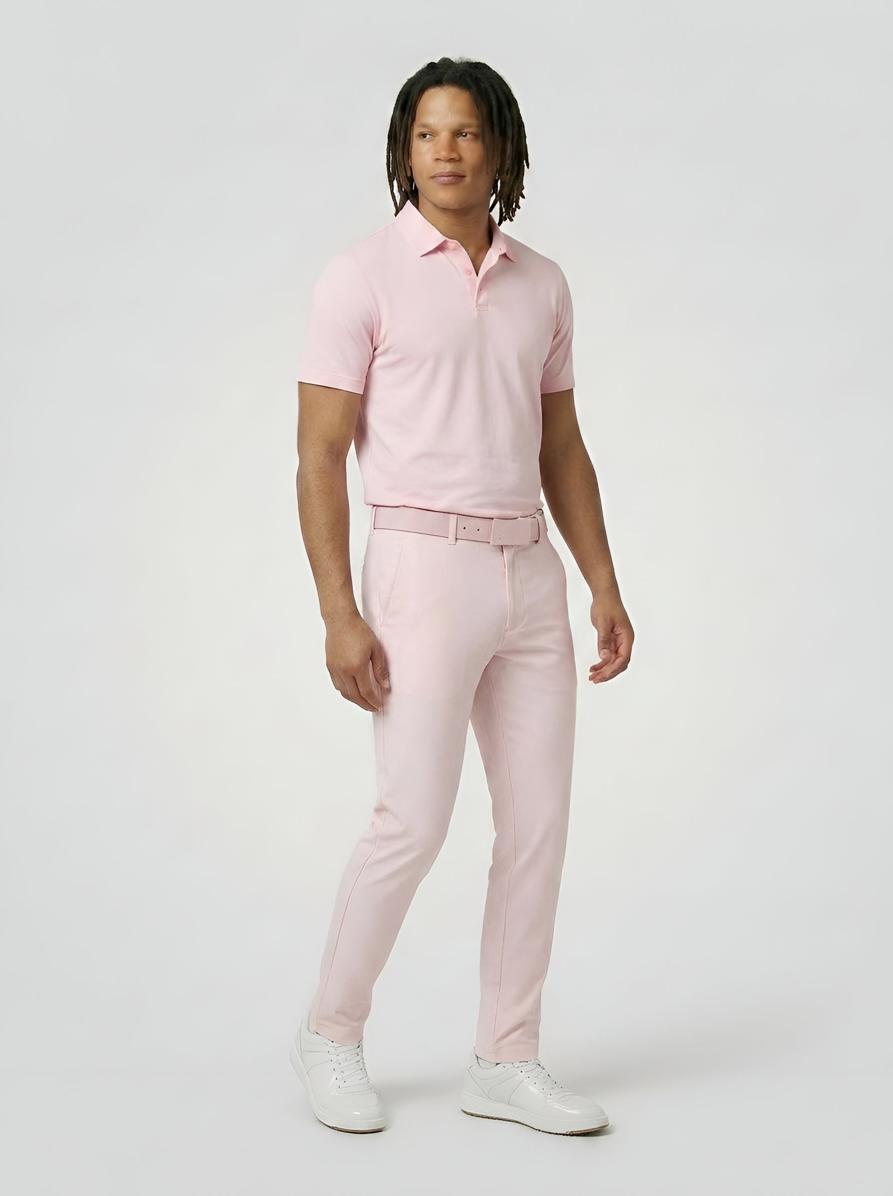 Cameron is 6'1" 200 lbs and is wearing a Large shirt and 32 pant.