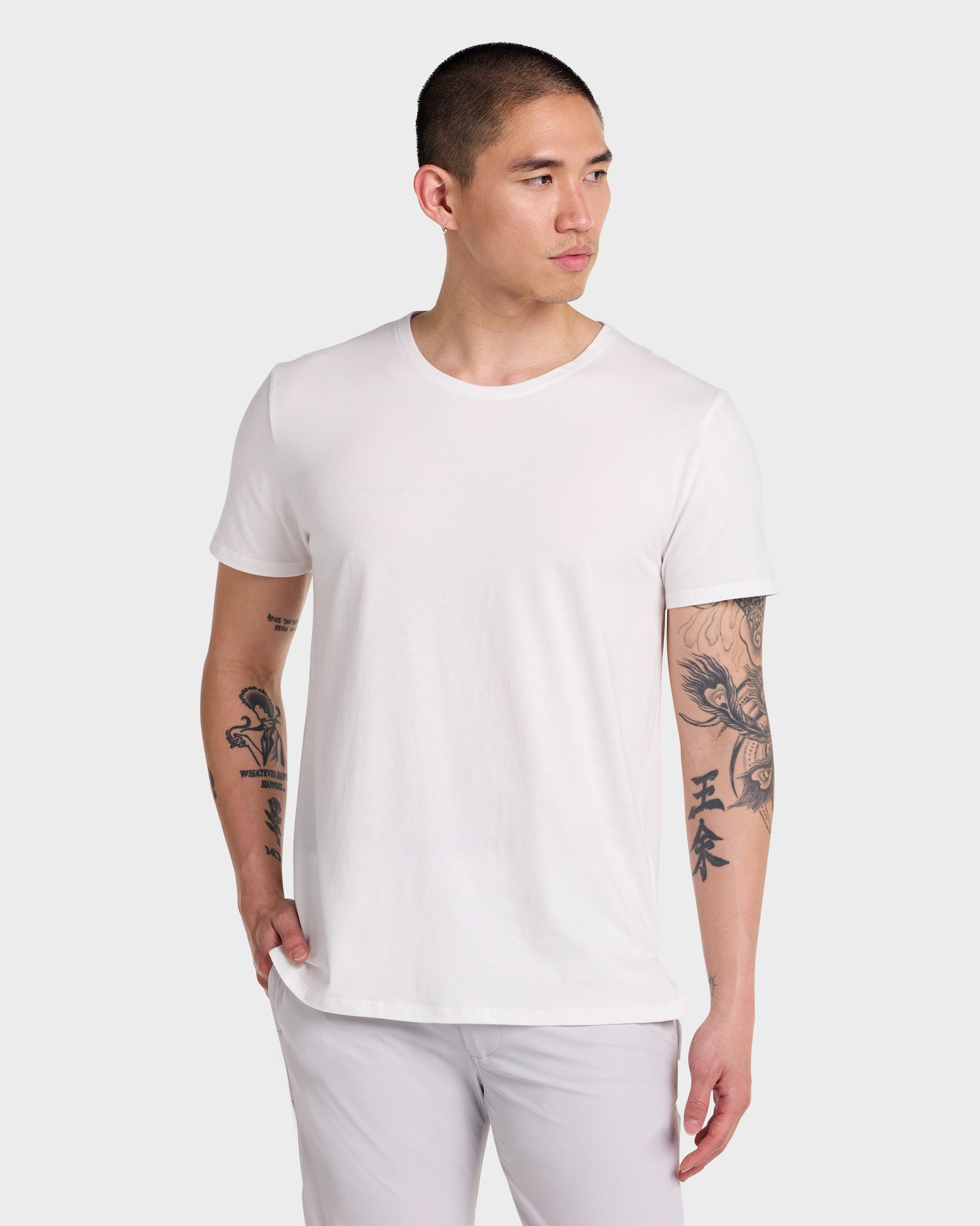 Scoop T // Supima - Blanco.Clothing
