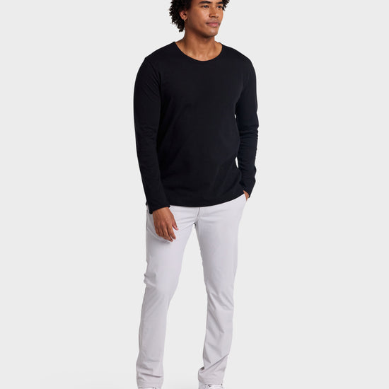 Perfect T // Supima - Long Sleeve - Blanco.Clothing
