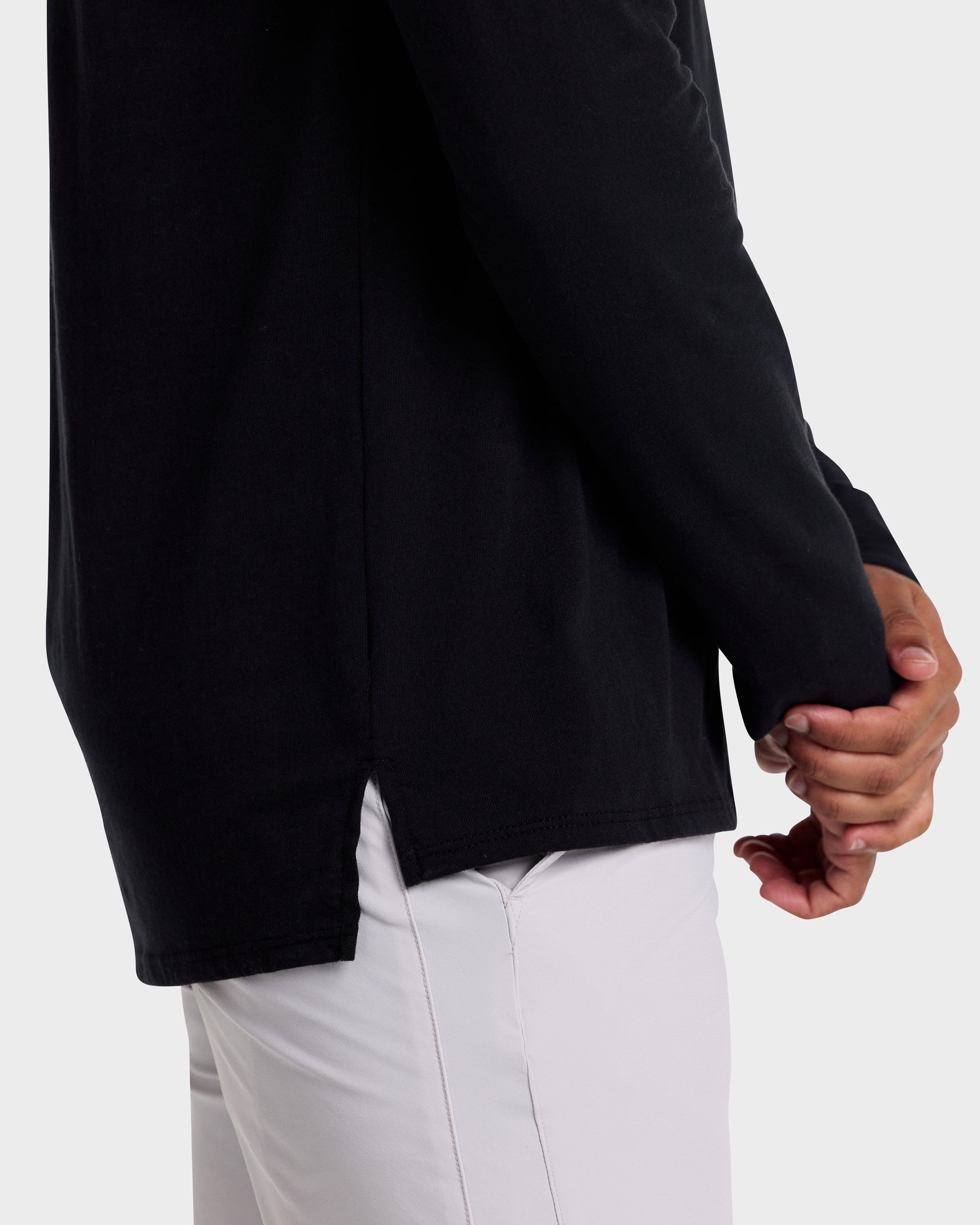 Perfect T // Supima - Long Sleeve - Blanco.Clothing