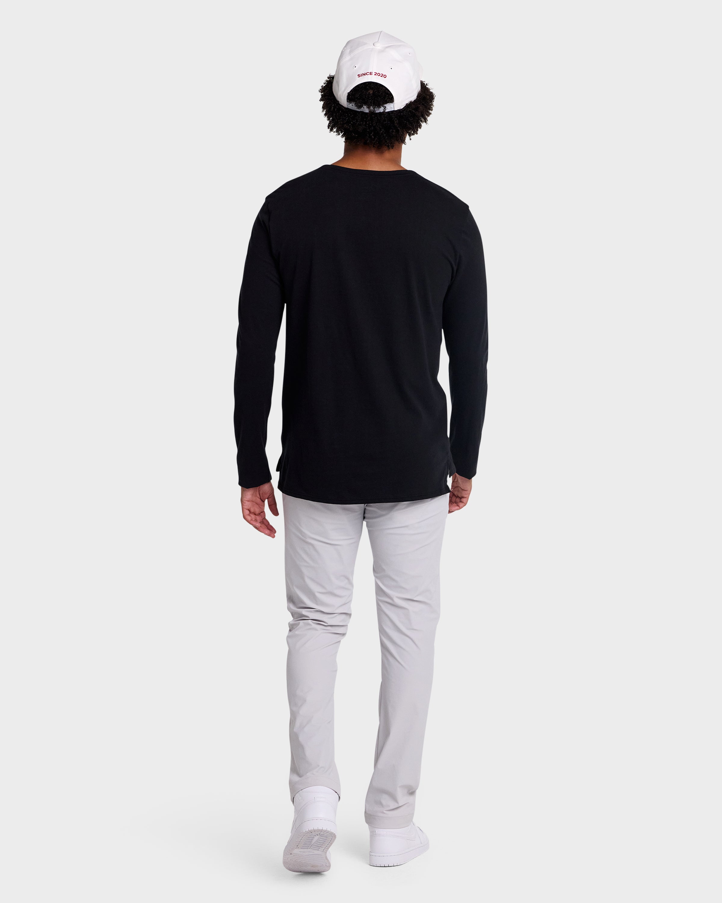 [NG] Semi Overfit Supima Long Sleeve T-Shirt ★大人気★ Supima Autograph Long-Sleeved T-shirt Black | SHAPING NEW