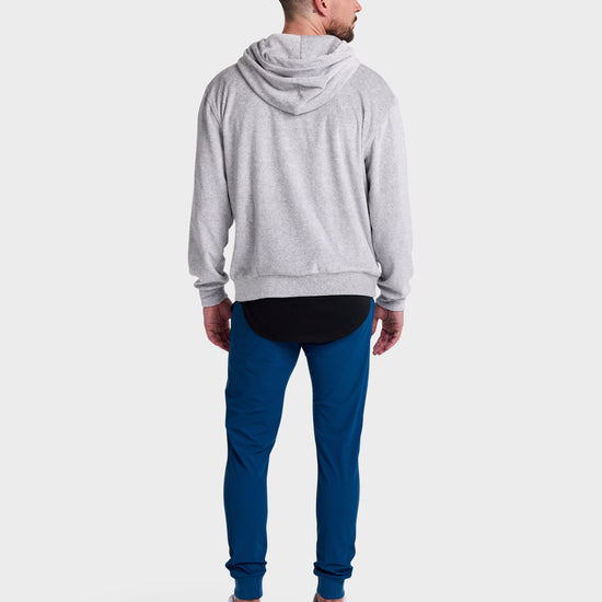 Hoodie // Velour - Blanco.Clothing