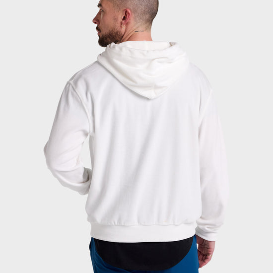Hoodie // Velour - Blanco.Clothing