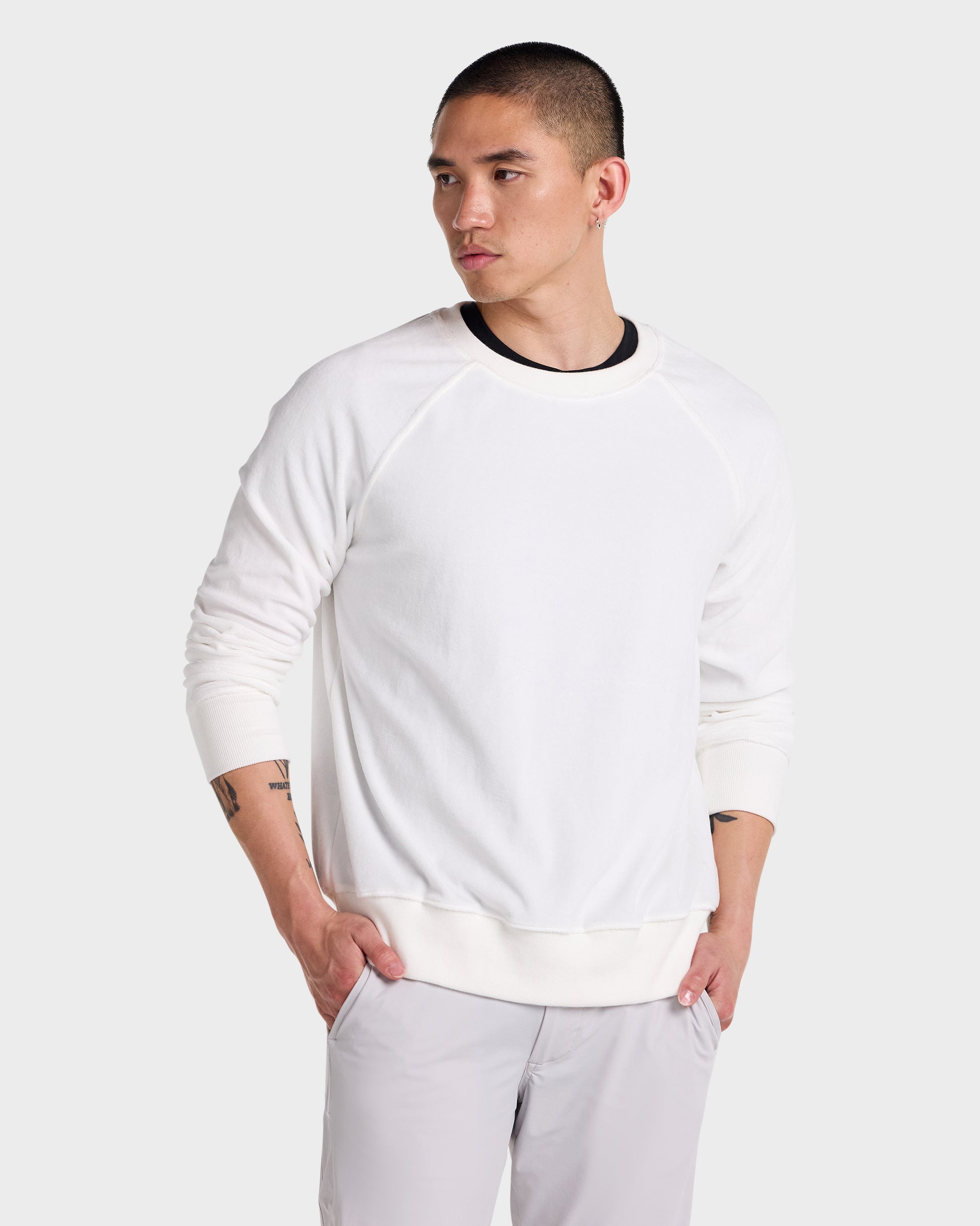 Raglan // Velour - Blanco.Clothing